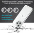 [3+1 Compatible with iPhone 11, 11 mini, 11 Pro, 11 Pro Max Camera Lens Protector Glitter Bling, Tempered Glass Clear Camera Cover Screen Protecto...
