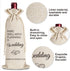 YAANUNULU Wedding Wine Bag Gifts for Mr Mrs, Engagement Gifts, Wedding Couples, Bride and Groom Gift, Wedding Gift, Newlywed Gifts, Pairs Well Wit...