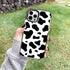 Abbery Designed for iPhone 12 Pro Max Case Cow, Cute Clear with Cow Print Pattern Design Soft Silicone TPU Sturdy Shockproof Protective Woman Girl...