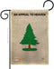 Breeze Decor Pine Tree Garden Americana US Historic July Memorial Veteran Independence United State American House Decoration Banner Small Yard Gi...