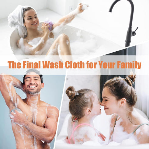 African Net Sponge Authentic Real African Exfoliating Net Bath Sponge Wash Cloth Exfoliating Washcloth African Net Cloth Body Scrubber for Shower ...