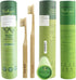 Gaia Guy Natural Bristle Bamboo Toothbrush Family Pack (NO Nylon - Boar Hair ONLY) - Totally Compostable & Biodegradable Boar Bristle and Bamboo T...