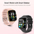 KALINCO Smart Watch for Women, 1.69" Fitness Tracker with Heart Rate, Blood Pressure, Blood Oxygen Tracking, Smartwatch with 100+ Sports Modes, St...