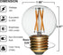 Vintage Non-Dimmable LED Bulbs, G50 G16.5 Edison Bulb, Equivalent 40W, Soft Warm White Light 2700K, E26 Medium Base, Clear Glass LED Filament Ligh...