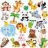 30PCS Jungle Fridge Magnets Safari Animals Refrigerator Magnets Set Removable and Reusable Magnets for Kids Toddlers and Adults Classroom Home Nur...