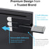 TotalMount Monitor Stand for Headphones and Headsets (Premium-Grade Holder Saves Desk Space and Protects Headphones)...