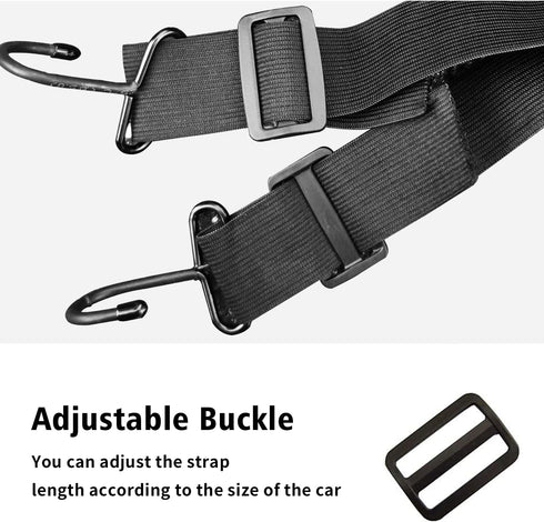 Car Cover Straps Wind Protector, 3Pcs Adjustable Elastic Windproof Ropes Protect Car Cover from High Winds, Universal Fit Most Cars (Black)...