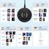 15W Samsung Wireless Charger with Fast QC 3.0 Wall Adapter for Galaxy S24 S23 Ultra S22 S21 FE S20 Z Fold 5 Flip 5 4,Motorola Moto Edge 2022 Edge+...
