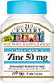 21st Century Chelated Zinc 50 Milligrams 50 Milligrams 110 Tabs...