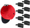 Modern JP Adhesive Hat Hooks for Wall (8-Pack) - Minimalist Hat Rack Design, No Drilling, Strong Hold Hat Hangers - USA Patented, Black...