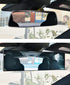 iJDMTOY Clear Glass 240mm 9-1/2 Inch Wide Angle View Anti-Glare Curve Convex Clip On Rear View Mirror Compatible With Tesla S X 3 Y...