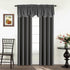 Turquoize Blackout Curtain Valances for Kitchen Windows/Bathroom/Bedroom Privacy Decorative Rod Pocket Short Scalloped Window Valance Curtains, 52...