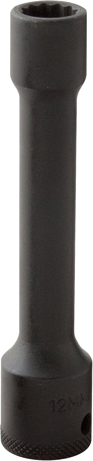 Sunex Tools 212MZB, 1/2-Inch Drive 12mm Nissan Head Bolt Socket, 4.5 inches, Alloy Steel, Hand Tool...