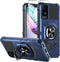 for TCL ION X Case,TCL ION V Phone Case with Tempered Glass Screen Protector,Military Grade Heavy Duty Shockproof Protective Cover,with Ring Kicks...