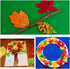 Exquiss 1600 Pcs Autumn Leaf Colors Fall Colors Fall Foliage Tissue Paper Squares 2.2 x 2.2 Inch for Leaf Suncatcher Craft Scrunch Art Tree Craft ...