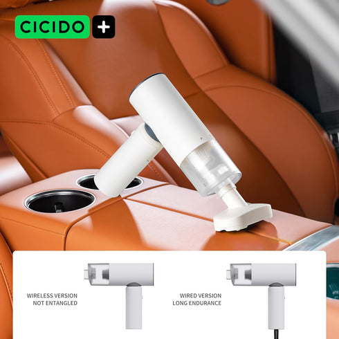 Handheld Vacuum Cleaner Cordless, Mini Portable Car Vacuum, Foldable Vacuum for Keyboard, Car, Office, Home Pet Hair, Travel Cleaning, USB Recharg...