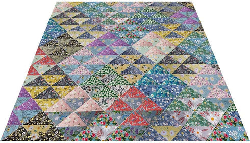 8" x 8" 25 PCS 100% Cotton Fabric Bundles for Quilting Sewing DIY & Quilt Beginners, Quilting Fabric Squares...