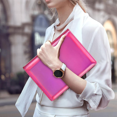 Toplive A5 Notebook Binder 6 Ring Refillable Binder, PU Leather Planner Binder Personal Budget Binder Organizer Cover with Magnetic Closure for A5...