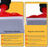 Upgraded Guide Wheel Construction Paint Trimmer with 2 Replacement Pads, Wall Paint Trimming Tool, Edge Painting Tool, Wall and Ceiling Corner Pad...