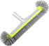Professional Heavy Duty Swimming Pool Wall & Tile Brush?17.5" Round Ends Pool Brush Head with Sturdy Aluminum Handle for Cleans Walls, Tiles & Flo...