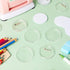 XunYee 25 Set Clear Acrylic Buttons Clear Plastic Craft Button with Pin, Blank Paper and Card Removal Tool, Pins Buttons Design for DIY Crafts, Pi...