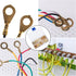 160 Pcs Copper Ring Terminals, M3/M4/M5/M6/M8/M10 Brass Wire Connectors, Open Barrel Wire Ring Cable Lugs Crimp Kit, Brass Copper Ring Crimp Cable...