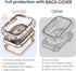 LETOID 40mm Bling Waterproof Screen Protector Case for Apple Watch Series SE 6 5 4, 2 in1 Front & Back Face Cover, Diamond Women Protective Bumper...