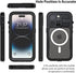 iPhone 14 Pro Case Waterproof,Full-Body Shockproof,Dustproof, Anti-Scratch, Anti-Stain,Camera Lens Protector Phone Case with Build-in Screen Prote...