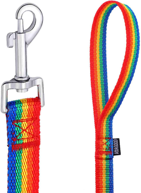 AmaGood Dog/Puppy Obedience Recall Training Agility Lead-15 ft 20 ft 30 ft 50 ft Long Leash-for Dog Training,Recall,Play,Safety,Camping (30feet, R...