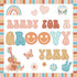 ZOiiWA Groovy Retro Bulletin Board Decoration Groovy Hippie Classroom Decoration Set Boho Ready for A Groovy Year Hippie Bulletin Board Kit School...