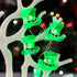 Impress Life Green Hat String Lights, Battery Operated/USB Plug-in 10ft LED with Remote for Decor Bedroom Home Garden Wedding Party for New St. Pa...