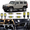 White LED Interior Lights Kit for Hummer H3 2006 2007 2008 2009 2010 Dome Footwell Vanity Mirror Trunk Cargo License Plate Lights Interior LED Lig...
