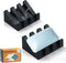 Silicone Soap Dish for Bar Soap Holder for Shower Bathroom Self Draining Waterfall Drying Tray Keep Soap Bars Dry Clean & Easy Cleaning (2, Black)...