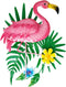 Pink Flamingo Wall Decor, Outdoor Metal Wall Art, Flamingo Gifts for Woman, Decoration for Garden, Yard, Party...