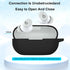 Compatible with Beats Solo Buds 2024 Case Cover,Shock-Proof,Premium Silicone with Keychain-Black...