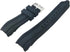 g24 22mm Waterproof Black Silicone Rubber Curved End Dive Watch Band Strap...