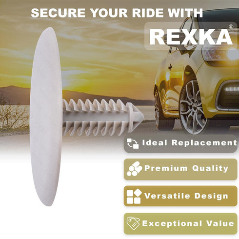 Rexka 30pcs Interior Roof Headliner Retainer Clip Fastener Compatible with Chrysler TY98TL2-AA Caravan Town Country Voyager Mini-Vans...