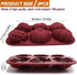 2PCS Fall Silicone Molds Large Thanksgiving Chocolate Mold Pumpkin Soap Mold Autumn Maple Leaf Candy Mold Acorn Shape Ice Cube Mold for Baking Cak...