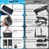 Waterproof Phone Pouch, Large Waterproof Phone Case, Universal Cell Phone Case Dry Bag, Compatible for iPhone, Samsung, All Smartphones Black...