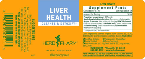 Herb Pharm Liver Health Herbal Formula for Liver and Gallbladder Support - 1 Ounce...