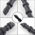 60Pcs 1/4 Inch Drip Irrigation Coupling Fittings Straight Coupling Barbed Connector for 4/7mm Tube Drip Irrigation Watering System...