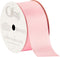Berwick Offray Wide Double Face Satin Ribbon, Light Pink, 1 1/2 in x 12 ft (38 mm x 3.6 m)...