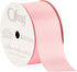 Berwick Offray Wide Double Face Satin Ribbon, Light Pink, 1 1/2 in x 12 ft (38 mm x 3.6 m)...