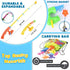 Goody King Magnetic Fishing Game Pool Toys for Kids - Outdoor Indoor Carnival Party Water Bath Toy for Toddlers 1-3 4 5 6 Years Old 2 Players Gift...