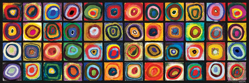 EuroGraphics Color Squares Panoramic by Wassily Kandinsky 1000-Piece Puzzle (6010-5443)...