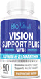 Bio Naturals Eye Vitamin Supplement with Lutein, Zeaxanthin, Lycopene, Bilberry, Quercetin & More - All Natural Proprietary Blend Supports Vision ...
