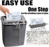 Paper Shredder Sharpening & Lubricant Sheets & Shredder Cleaning Sheets (12 Pack)...