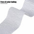 Koogel 4 Crepe Paper Rolls, Silver Crinkled Paper Crepe Paper Streamers Party Decorations for Paper Crafts Birthday Wedding 1.8 Inch x 82 Ft/Roll...
