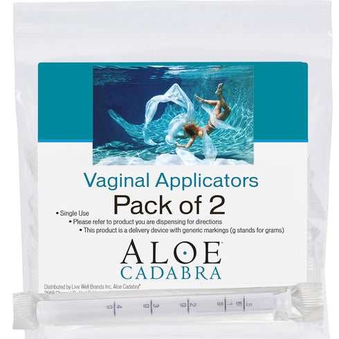 Extra Disposable Vaginal Applicators, Individually Wrapped, Threaded End for Yeast Creams, Abbott Premarin and Other Vaginal Creams (Pack of 2)...