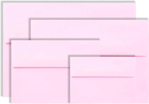 Pink Pastel 50 Boxed A7 (5-1/4 x 7-1/4) Envelopes for 5 X 7 Invitations Showers Announcements from The Envelope Gallery...